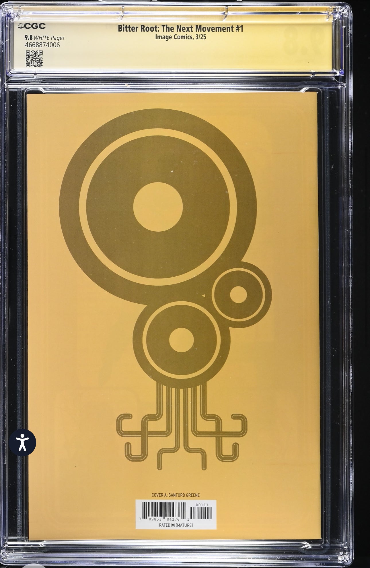 Bitter Root: The Next Movement #1 CGC SS 9.8 Signed By Sanford Greene (Image 2025)