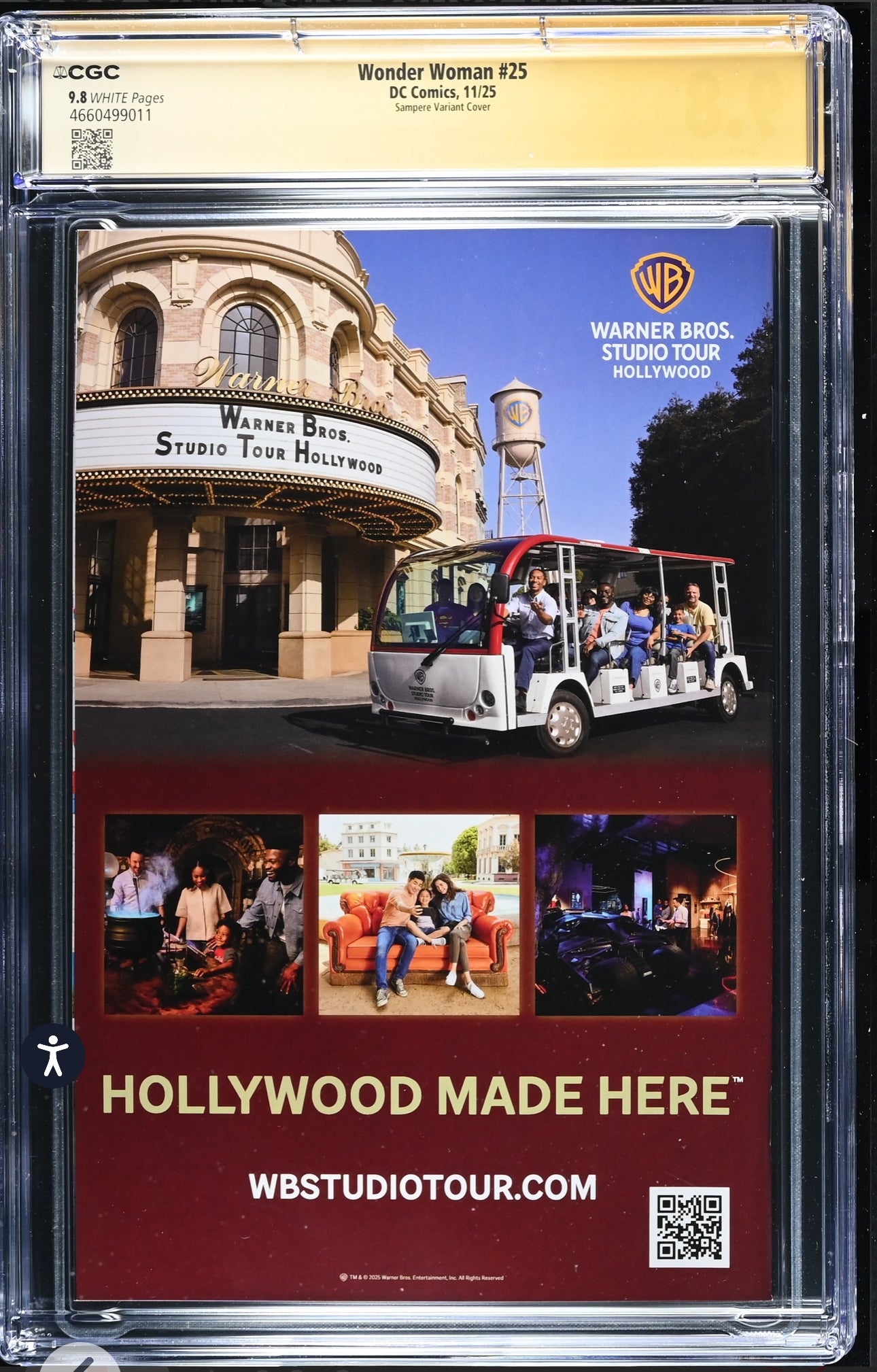 Wonder Woman #25 CGC SS 9.8 (DC, 2025) Signed By Tom King, Tomeu Morey, Brittany Holzherr & Marquis Draper