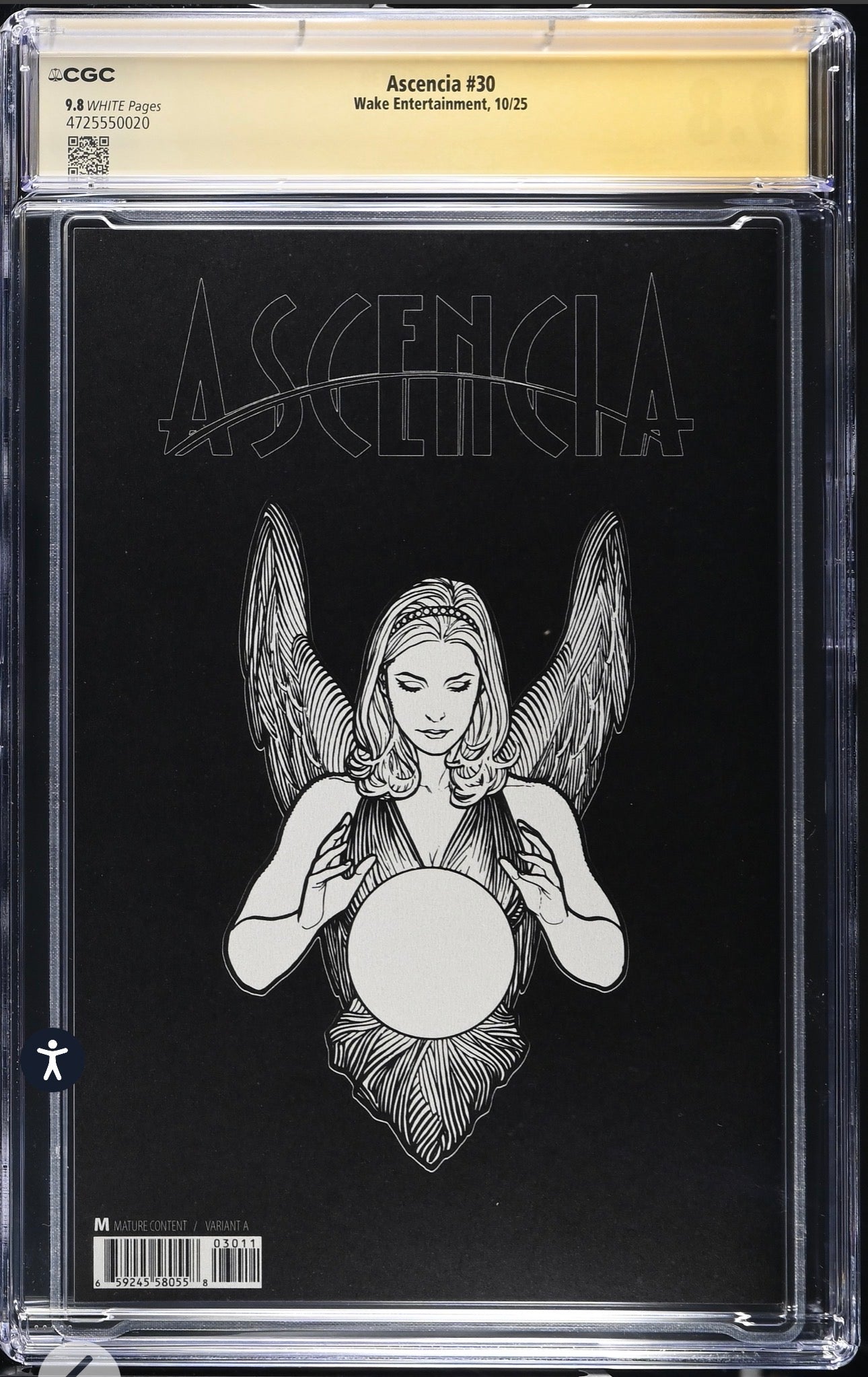 Ascencia #30 CGC SS 9.8 SIGNED By Jim Lee (awake Entertainment, 2025)