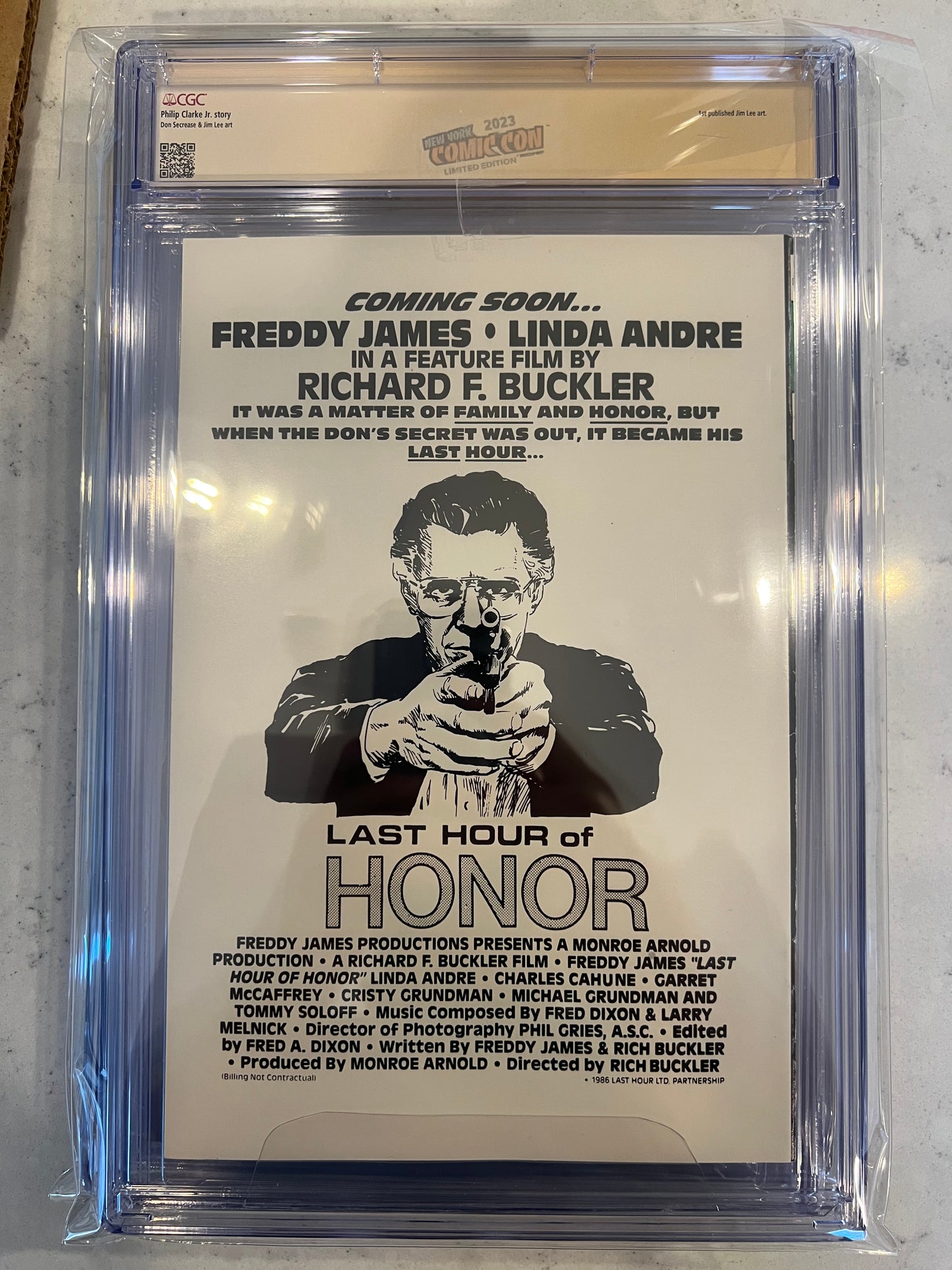 Solson Christmas Special #1 CGC SS 9.4 (Samurai Santa, 1st Published Jim Lee Art) SIGNED BY JIM LEE (NYCC Custom Label)