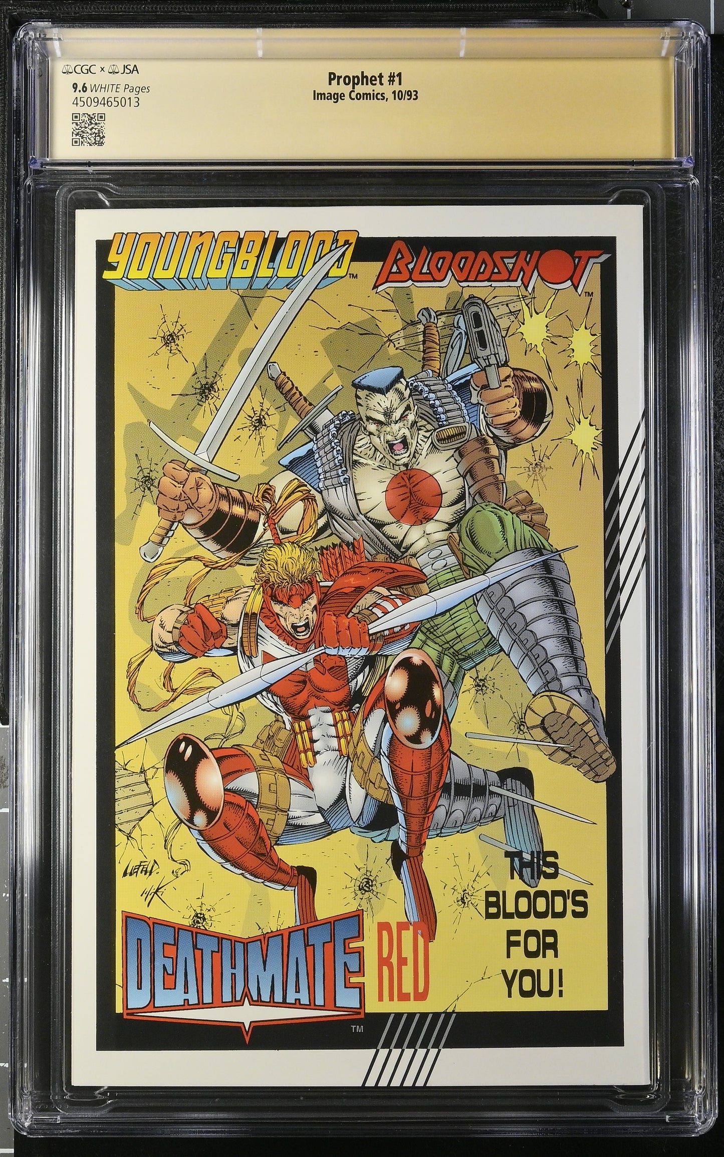Prophet #1 CGC X JSA 9.6 (Image, 1993) Signed By Rob Liefeld & Dan Panoisan