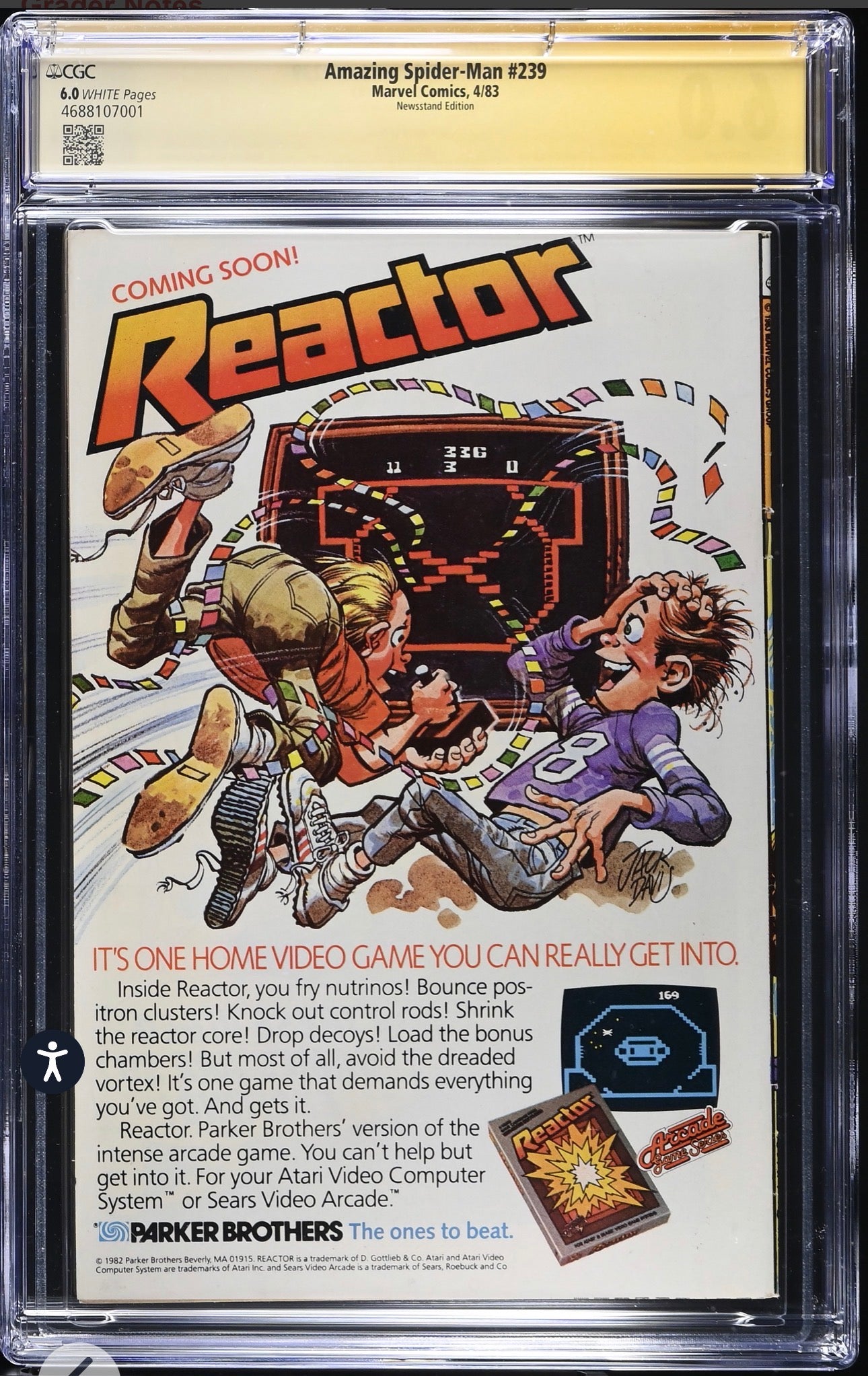 Amazing Spider-Man #239 CGC SS 6.0 (Marvel, 1983) Signed by Al Milgrom