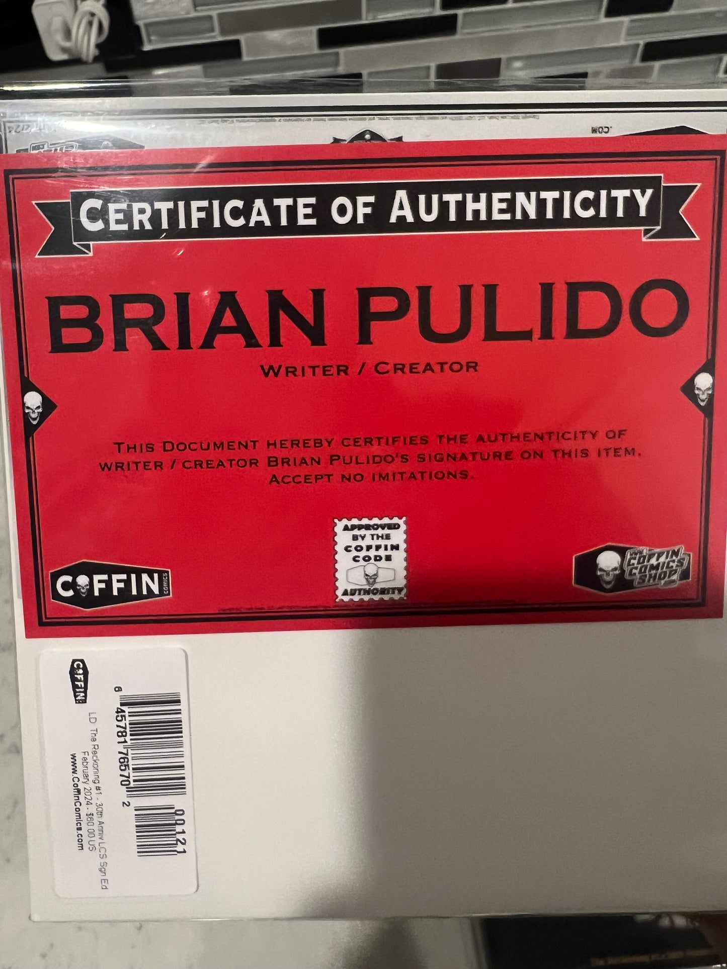 Lady Death The Reckoning #1 30th Anniv Lcs Signed Edition (Mature) W/COA 237/250