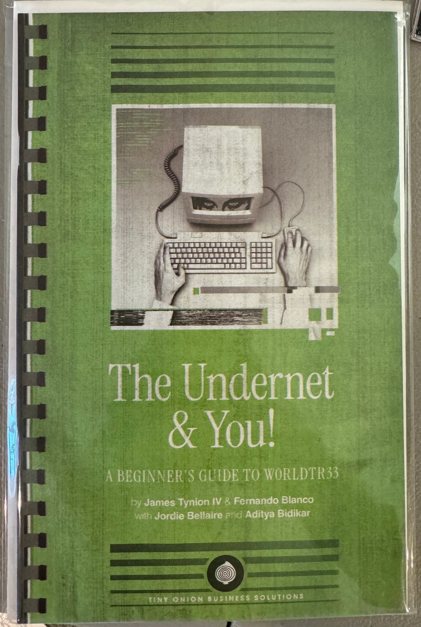 W0rldtr33 2024 NYCC Bootleg The Undernet & You / Tiny Onion Variant /