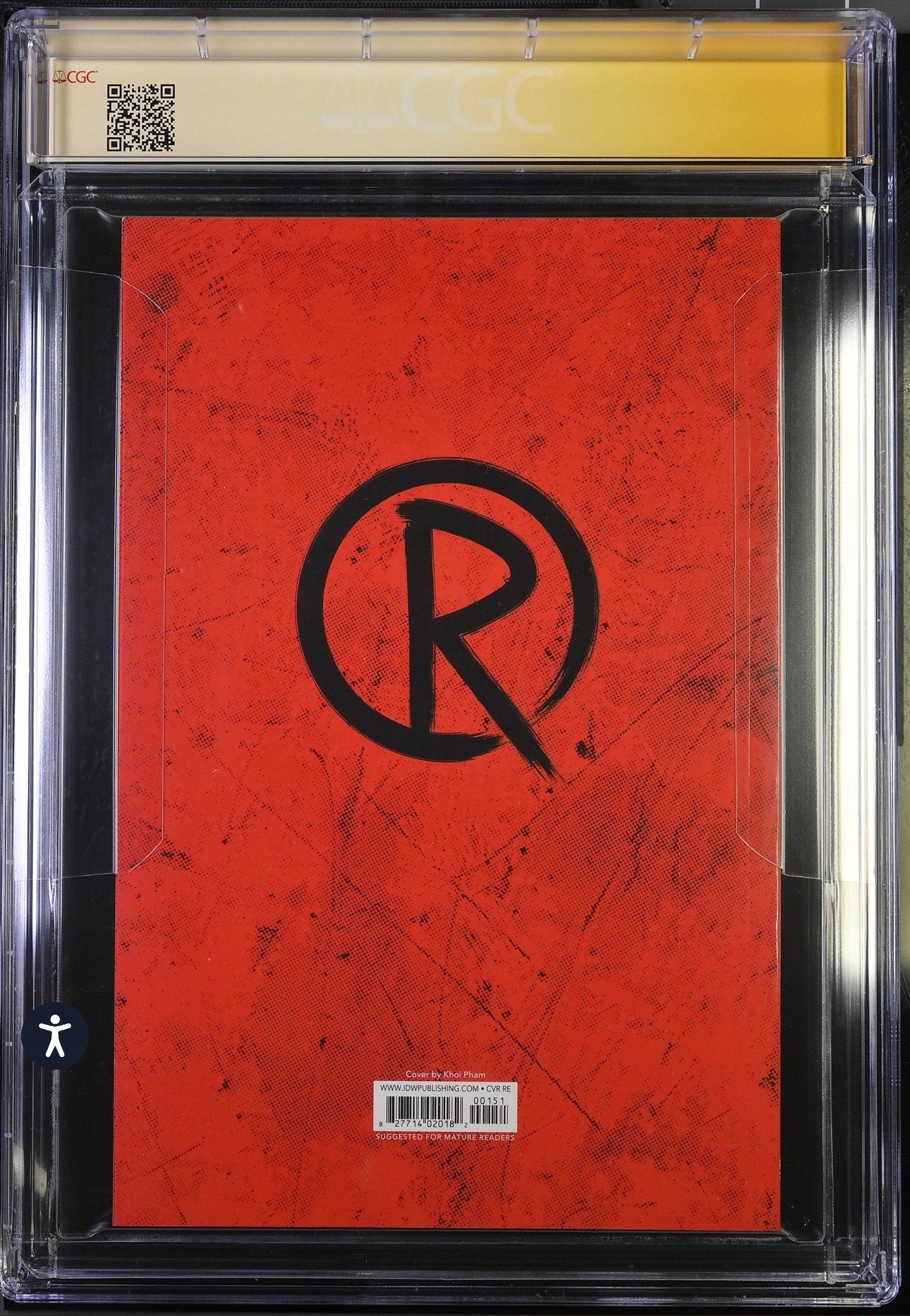 Teenage Mutant Ninja Turtles the Last Ronin #1 CGC SS 9.8 Signed & Sketch By Khoi Pham Comics Vault Variant