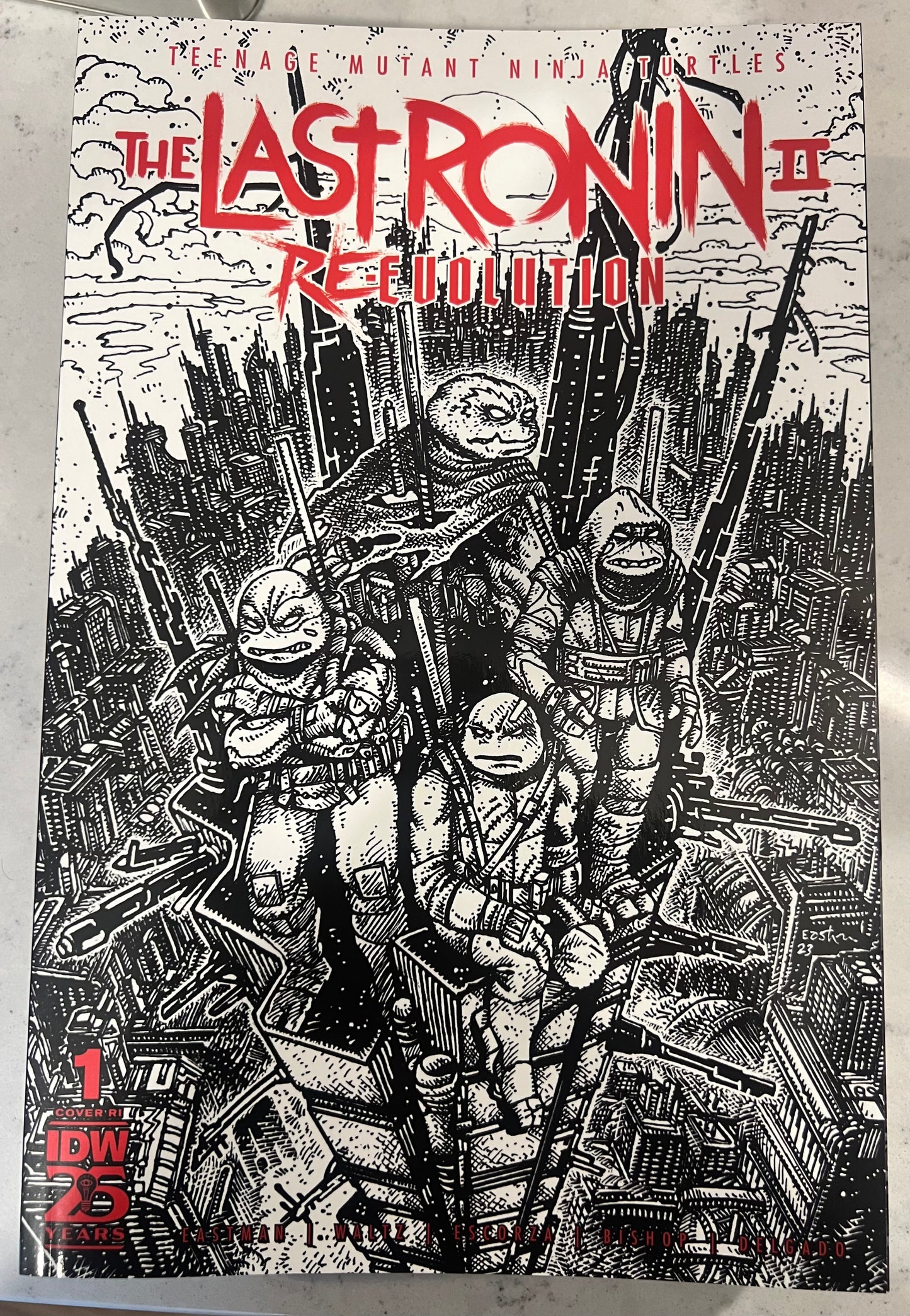 Teenage Mutant Ninja Turtles: The Last Ronin II Re-Evolution 1:100 Retailer Incentive Variant by Kevin Eastman