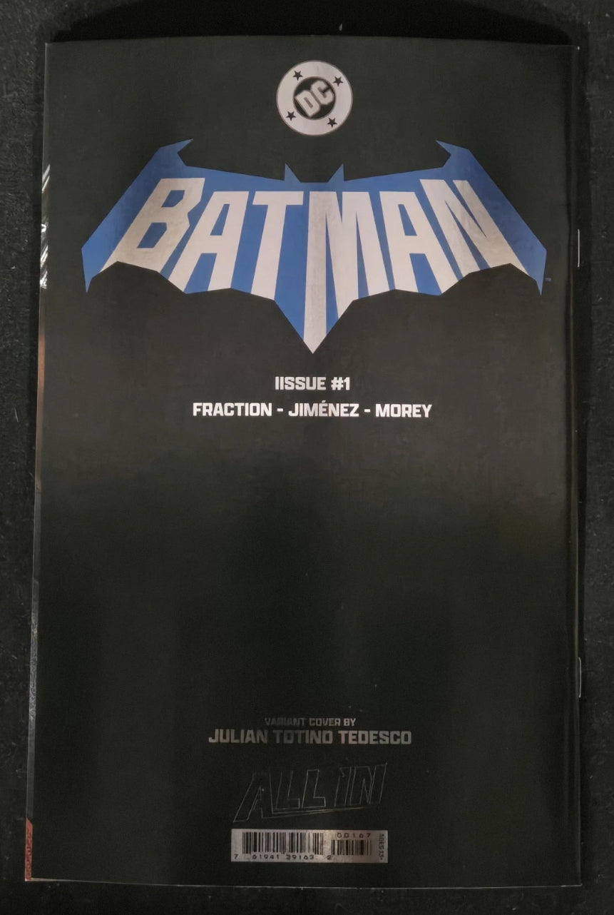 Batman #1 (DC, 2025) Tedesco Foil Error Variant