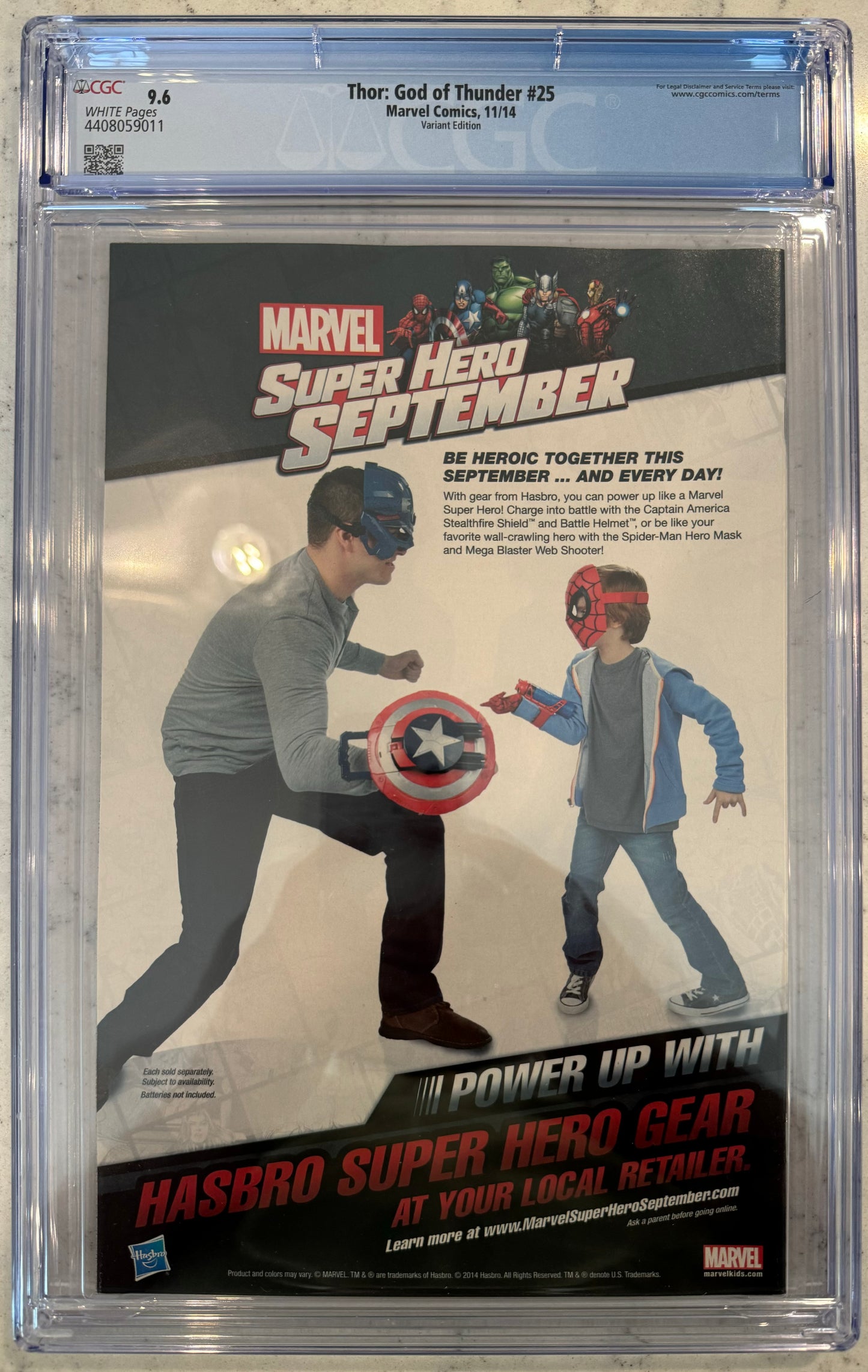 Thor: God of Thunder #25 CGC 9.6 (Marvel, 2014) Milo Manará 1:25 Variant