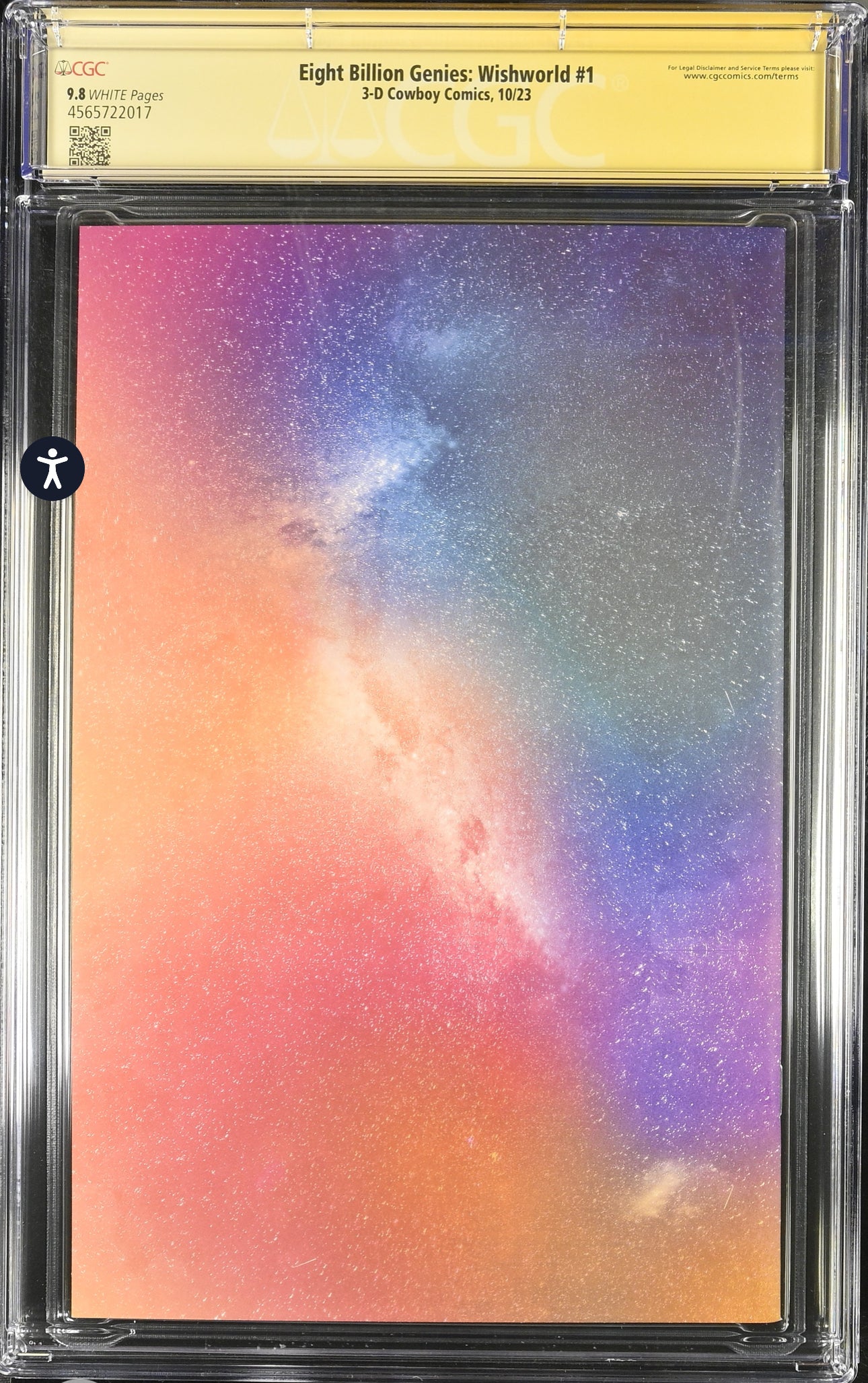 Eight Billion Genies Wishworld #1 CGC SS 9.8 (NYCC Variant) Signed By Charles Soule