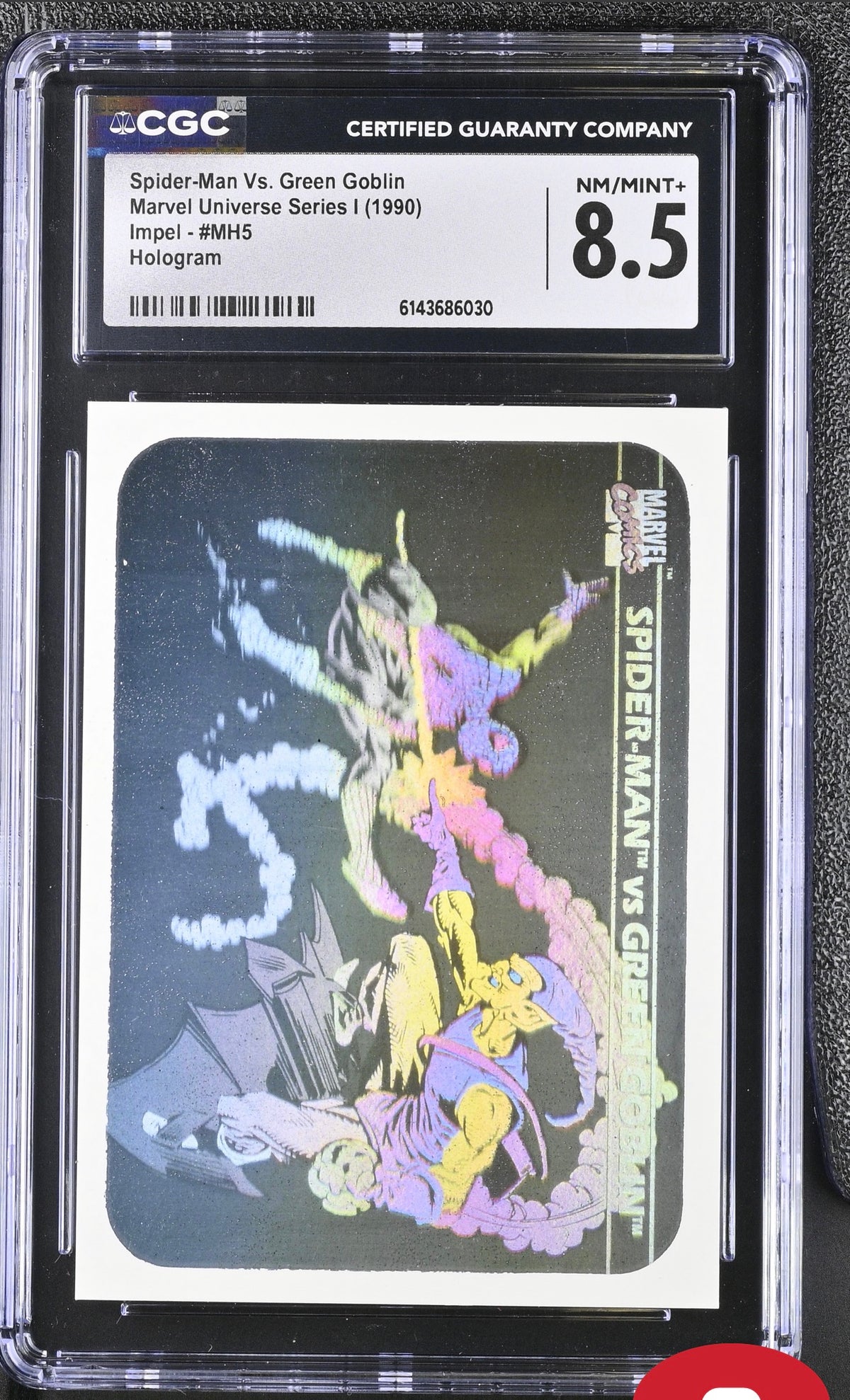 IMPEL 1990 Marvel Universe 1, #MH1-MH5 HOLOGRAM GRADED CGC SET SEE DESCRIPTION