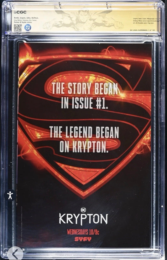 Action Comics #1000 CGC SS 9.8 Signed By Jim Steranko (DC, 2018, Custom Label)