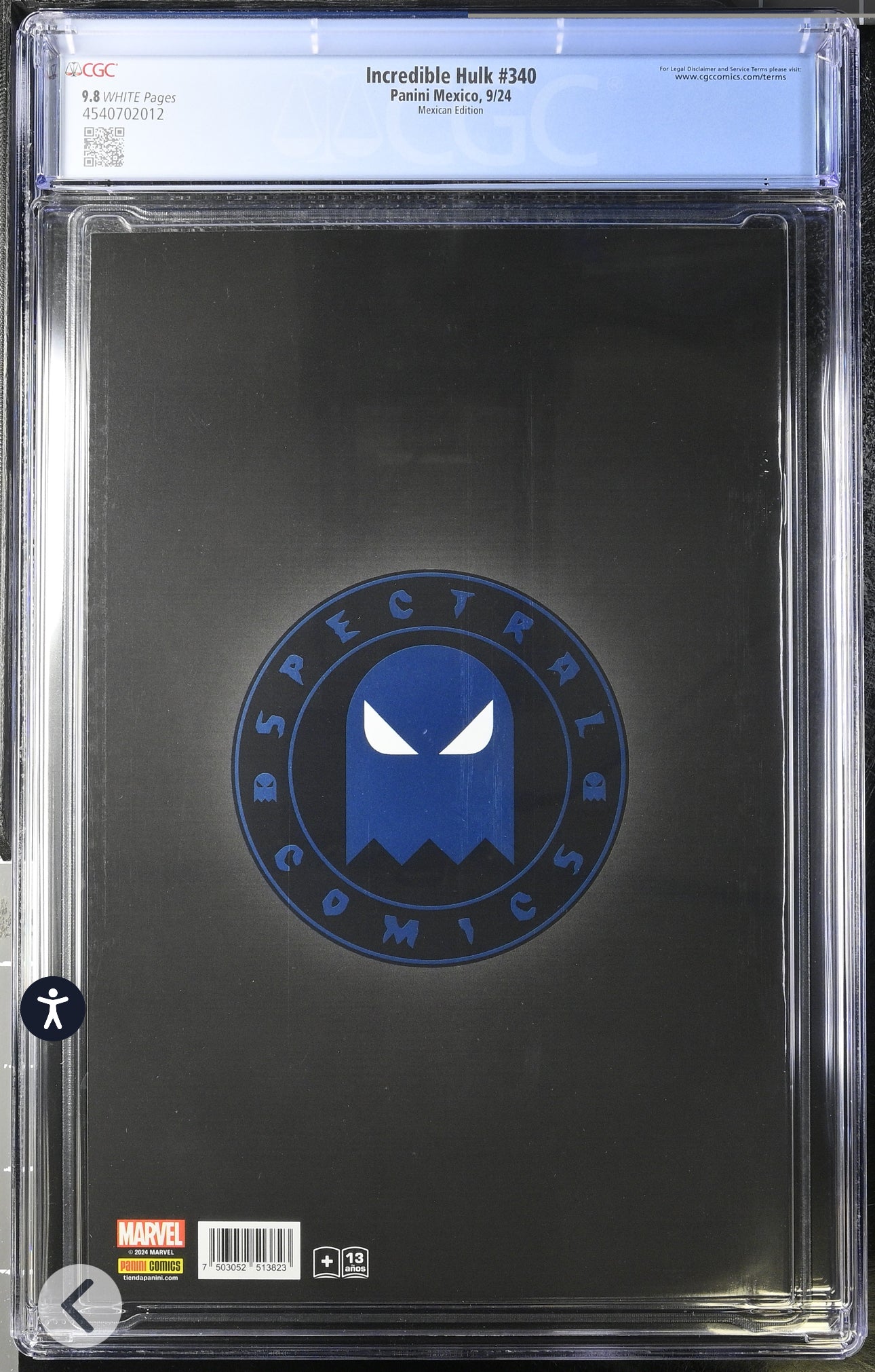 Incredible Hulk #340 CGC 9.8 (Mexican Foil Edition) NYCC Exclusive