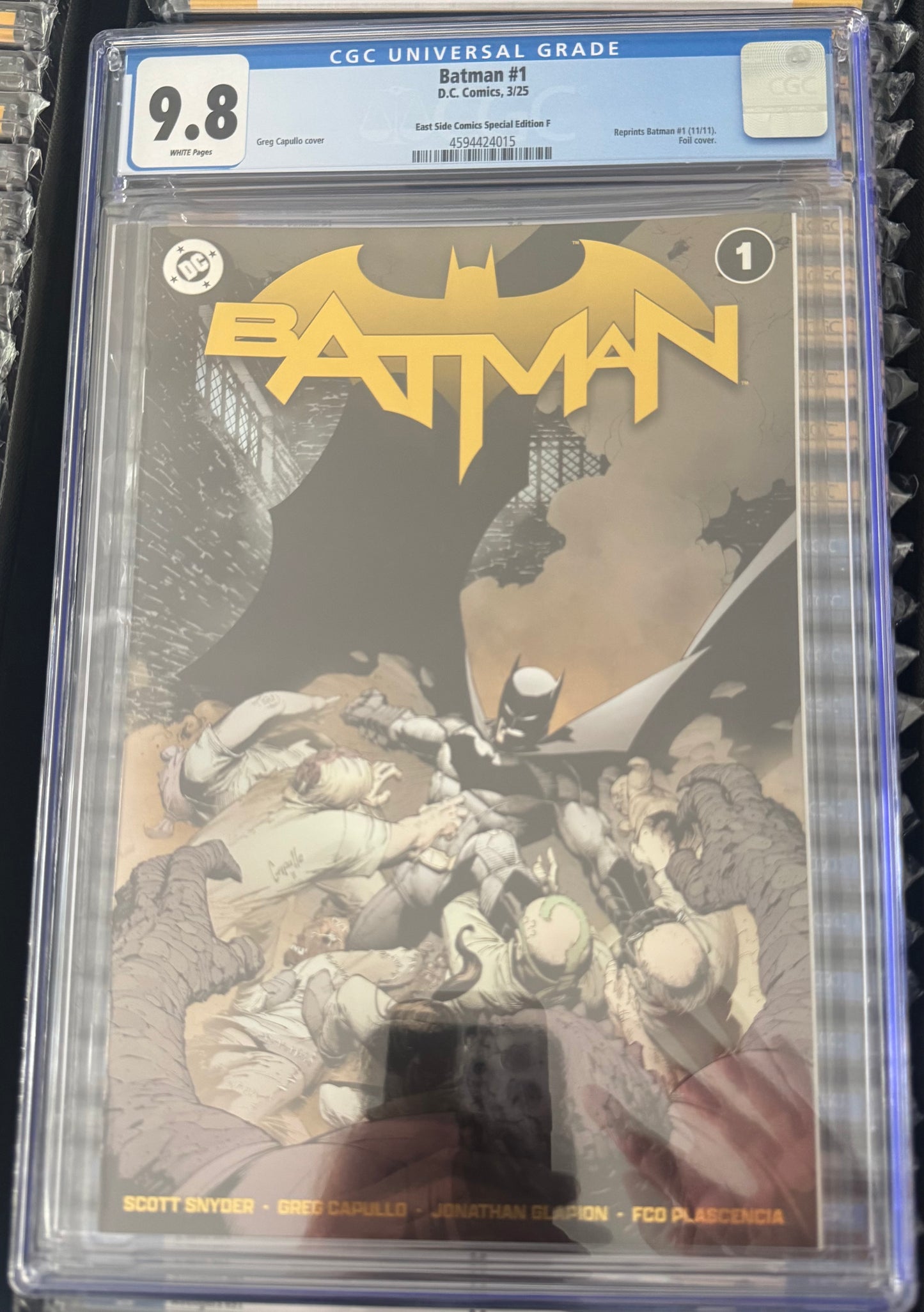 Batman #1 CGC 9.8 (DC, 2025) Megacon Gold Foil Exclusive
