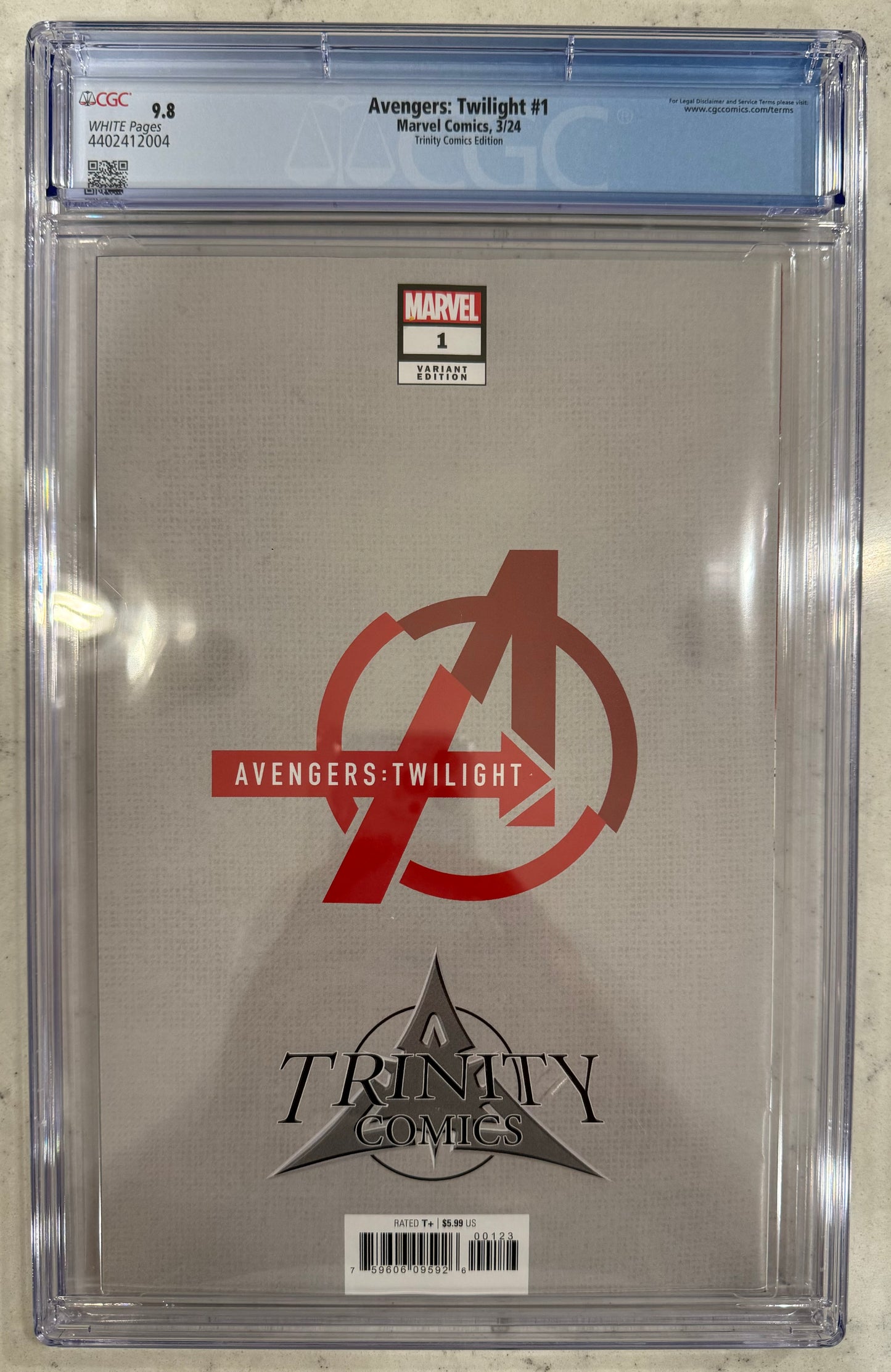 Avengers Twilight #1 CGC 9.8 (Peach Momoko Trade Dress Variant)