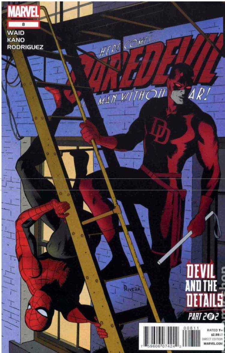 Daredevil & Spider-Man: Shadows by Barry Mlodossich (A One of a Kind Shadowbox Art)