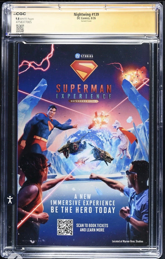 Nightwing #139 CGC SS 9.8 Signed By Ben Harvey (DC, 2026)