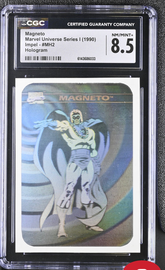 IMPEL 1990 Marvel Universe 1, #MH1-MH5 HOLOGRAM GRADED CGC SET SEE DESCRIPTION