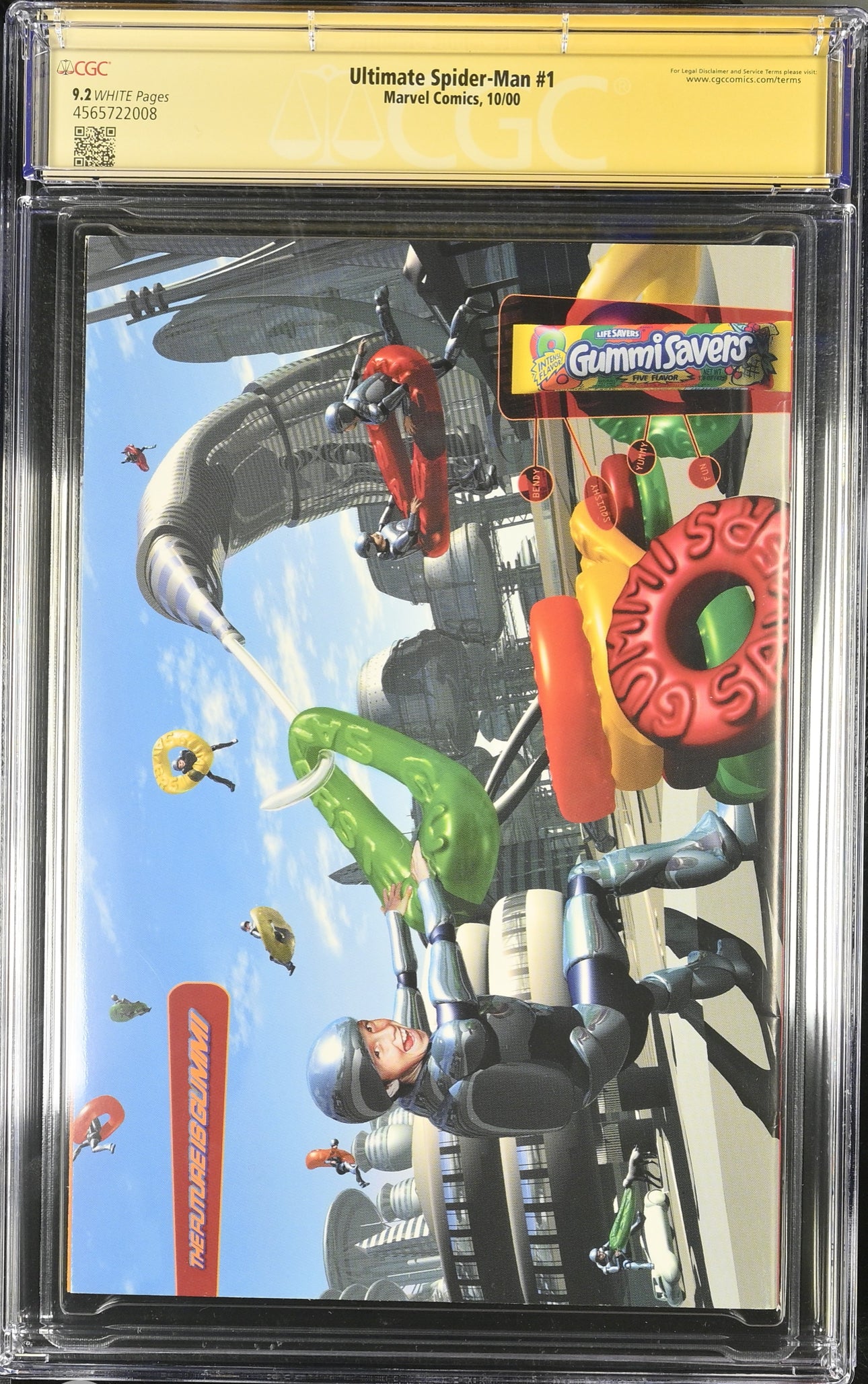 Ultimate Spider-Man #1 CGC SS 9.2 (Marvel, 2000) Signed By Joe Quesada (1st Ultimate Title)