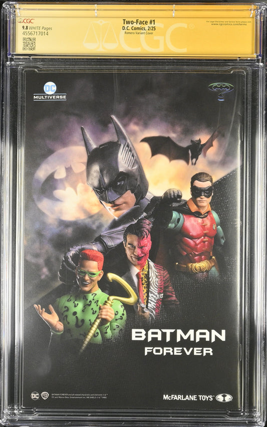Two-Face #1 CGC SS 9.8 (DC, 2025) 1:25 Variant Signed By Leonardo Romero