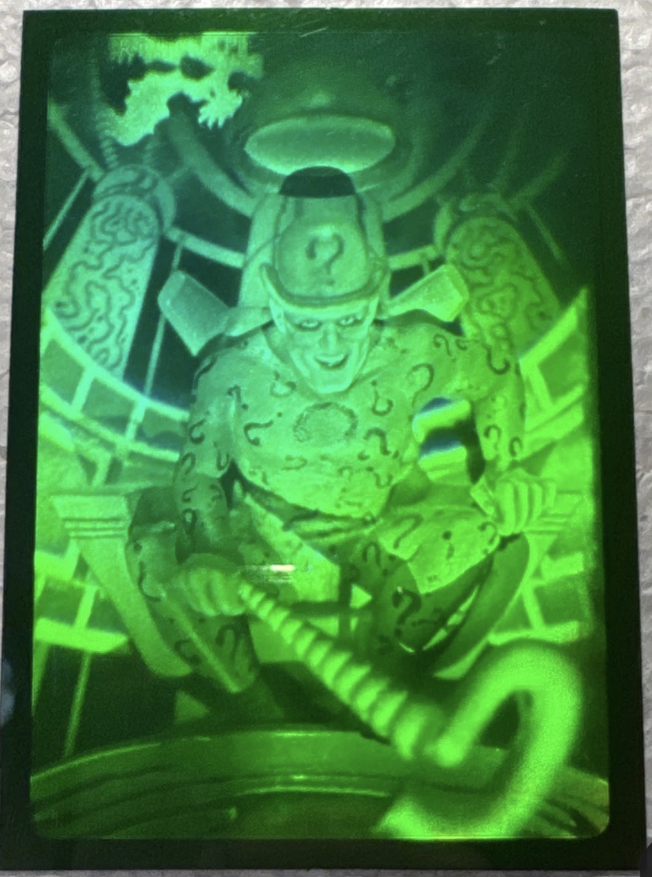 1995 Fleer Metal Batman Forever Hologram The Riddler #H3 CGC 7 NM