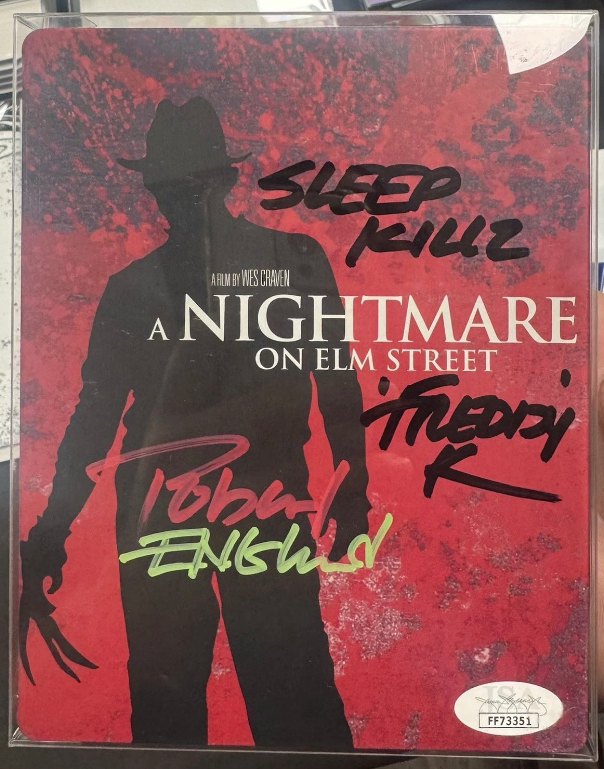 A Nightmare on Elm Street #1 CGC SS 9.6 Signed By Robert Englund With Signed Bluray
