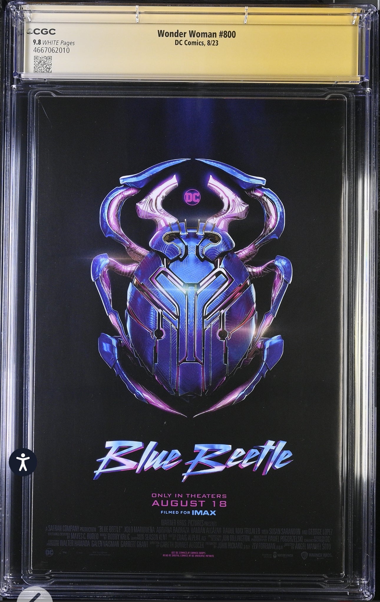 WONDER WOMAN #800 CGC SS 9.8 Signed By Tom King, Mark Morales, Michael Conrad, Becky Cloonan (DC, 2023)