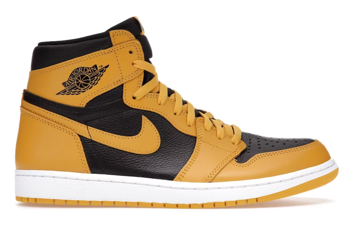 Jordan 1 Retro High Pollen Sneaker size 9.5 (2021, 555088-701)