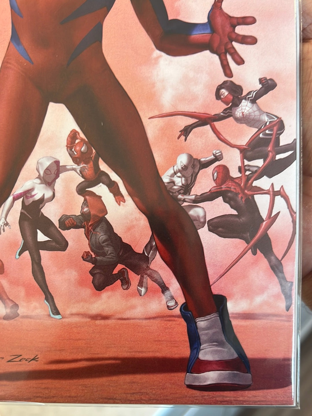 Edge of the Spider-Verse #3 (2023 Series) Junggeun Yoon Spider-Boy Variant (Homage to Secret Wars) Marvel Comics