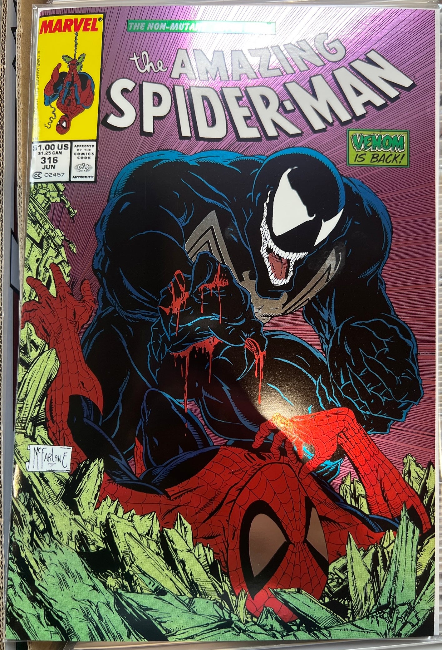 Amazing Spider-Man #316 (1963 1st Series) El Quinto Mundo Mexican Foil –  JJL Collectibles