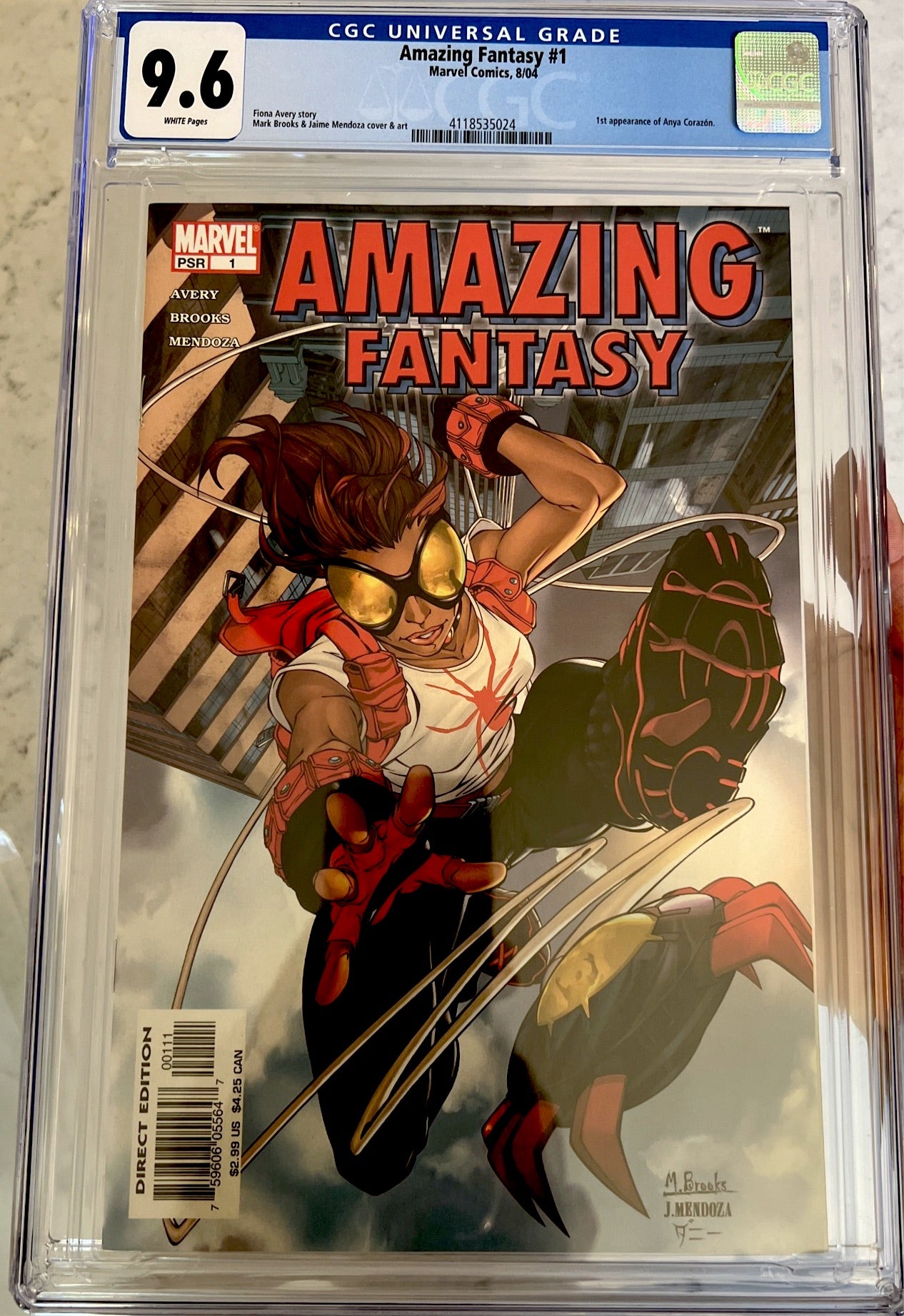 Amazing Fantasy #1 (2004) CGC 9.6 (1st Appearance of Arana, Ana Corazon)