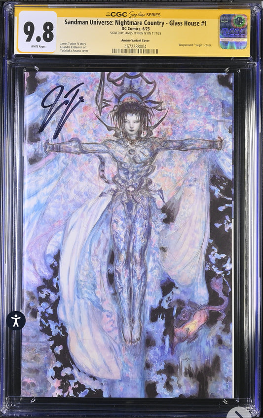 Sandman Universe: Nightmare Country Glass House #1 CGC SS 9.8 (DC/Vertigo, 2023) Variant signed by James Tynion IV