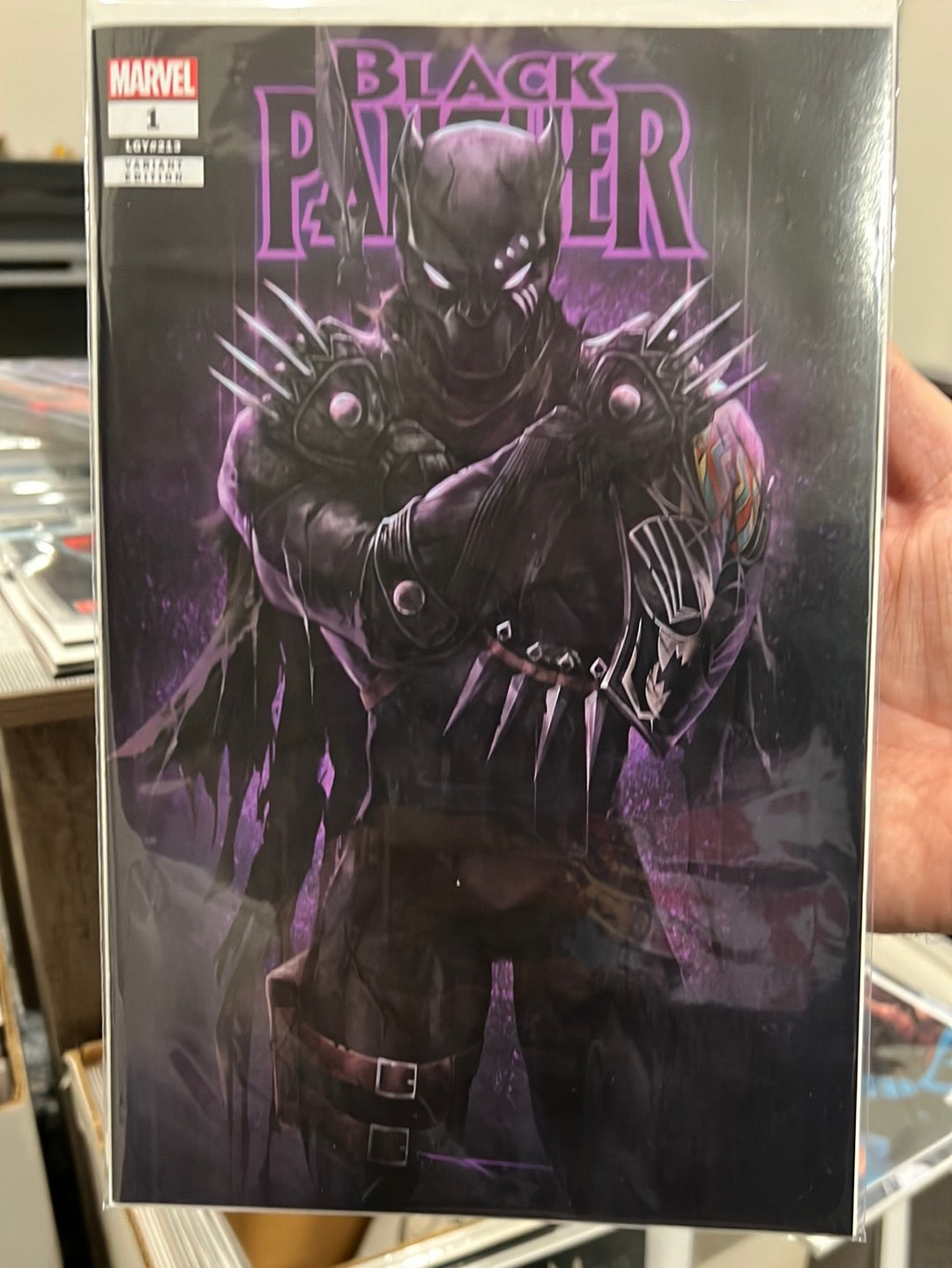 Black Panther #1 (2023 9th Series Marvel) Ivan Tao CBNS Exclusive Cover (Trade Dress)
