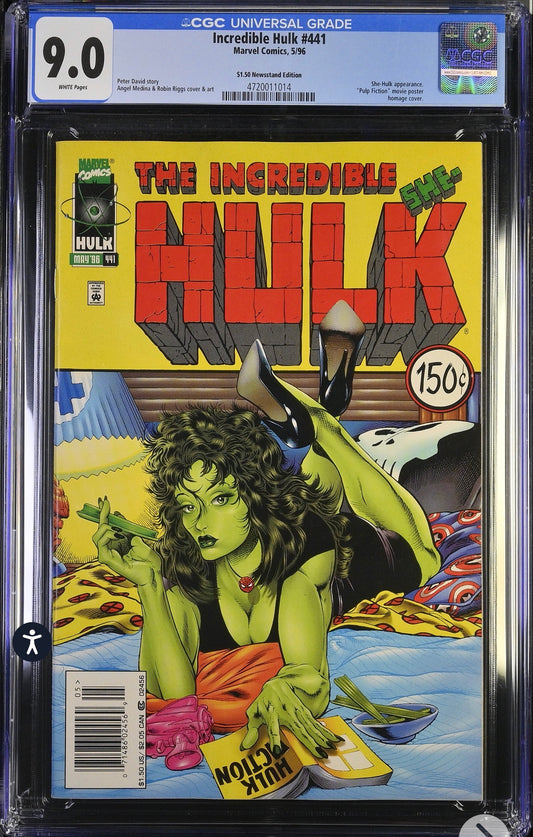 Incredible HULK #441 CGC 9.0 (Marvel, 1996) $1.50 Newsstand Edition