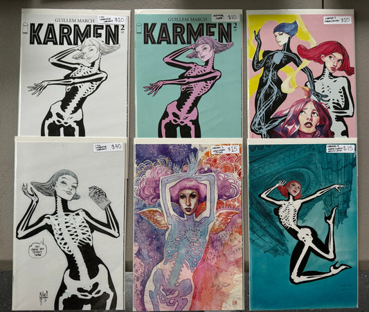 Karmen (Image, 2021) Lot Of 6 Books (#2, #3 And #4) David Mack (Guillem March)