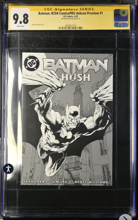 Batman Hush 2 Fan Expo Prelude Ashcan Preview CGC SS 9.8 Signed By Jim Lee (DC Comics)
