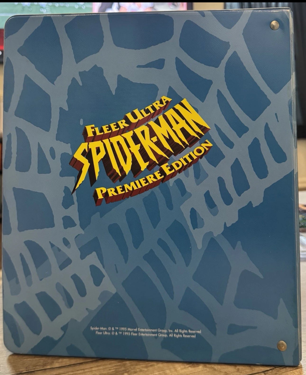 1995 Fleer Ultra Spider-Man Premiere Edition Card Binder W/ 148 Cards & Sleeves