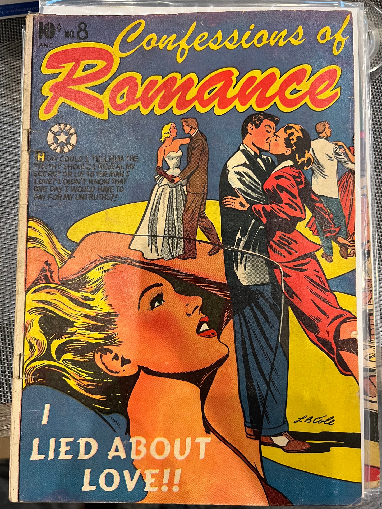 CONFESSIONS OF ROMANCE #8 (Star, 1954) L.B.. Cole Art/Stories (Golden Age)