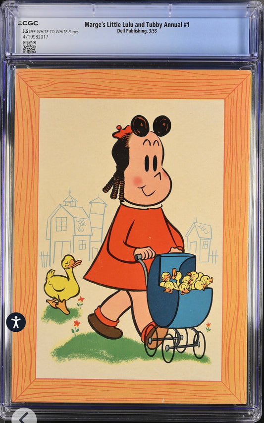 Marge's Little Lulu and Tubby Annual #1 CGC 5.5 (Dell, 1953) Golden Age