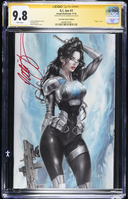 G.I. JOE #1 CGC SS 9.8 SIGNED BY NATALI SANDERS (Virgin NYCC Variant) Image, 2025