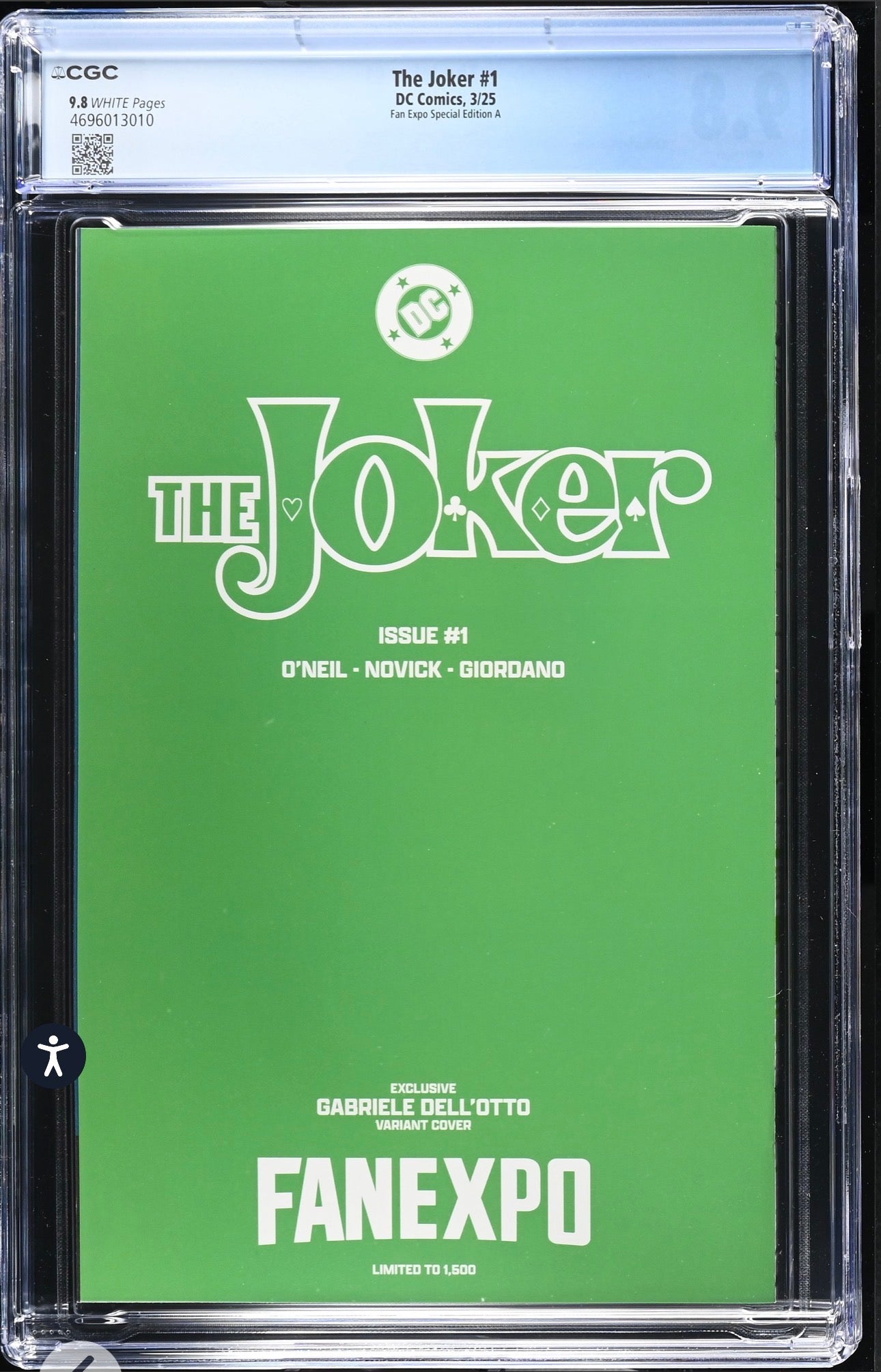 The Joker #1 CGC 9.8 Fan Expo Trade Dress Variant 1975 Reprint