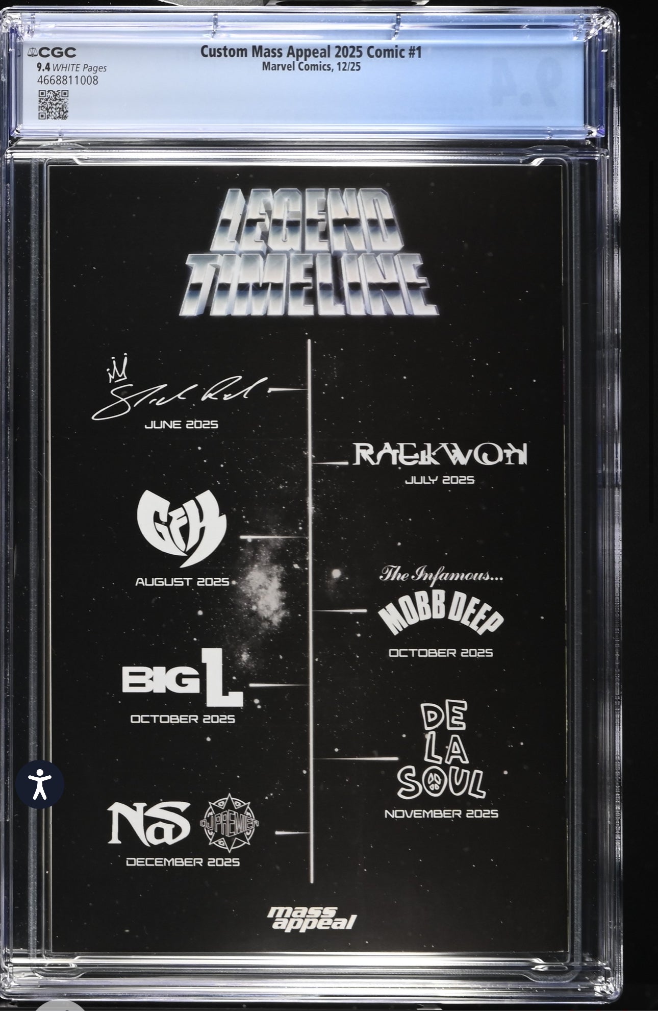 Custom Mass Appeal 2025 Comic Legend Has It #1