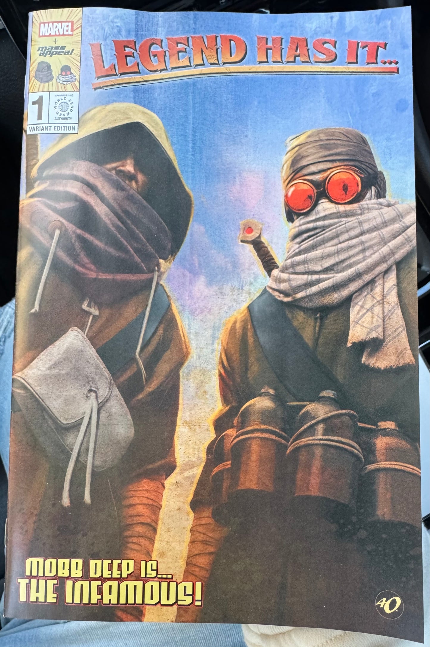 Marvel x Mass Appeal Legend Has it #1 (Marvel, 2025) Mobb Deep Variant Cover LE 500