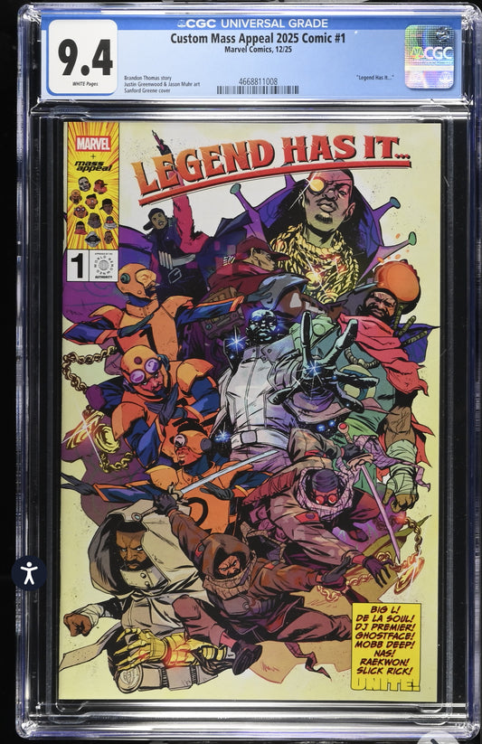 Custom Mass Appeal 2025 Comic Legend Has It #1
