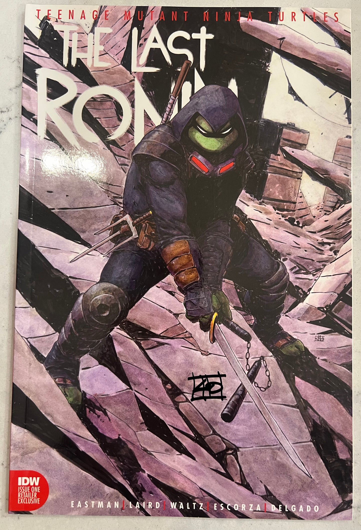 Teenage Mutant Ninja Turtles the Last Ronin #1 (Retailer Exclusive The Comics Vault Altoona Virgin Variant by Khoi Pham) Signed by Khoi Pham