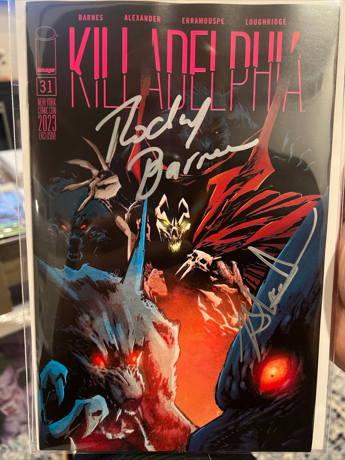 Killadelphia #31 (2023 NYCC Convention Exclusive) signed by Rodney Barnes and Jason Shawn Alexande