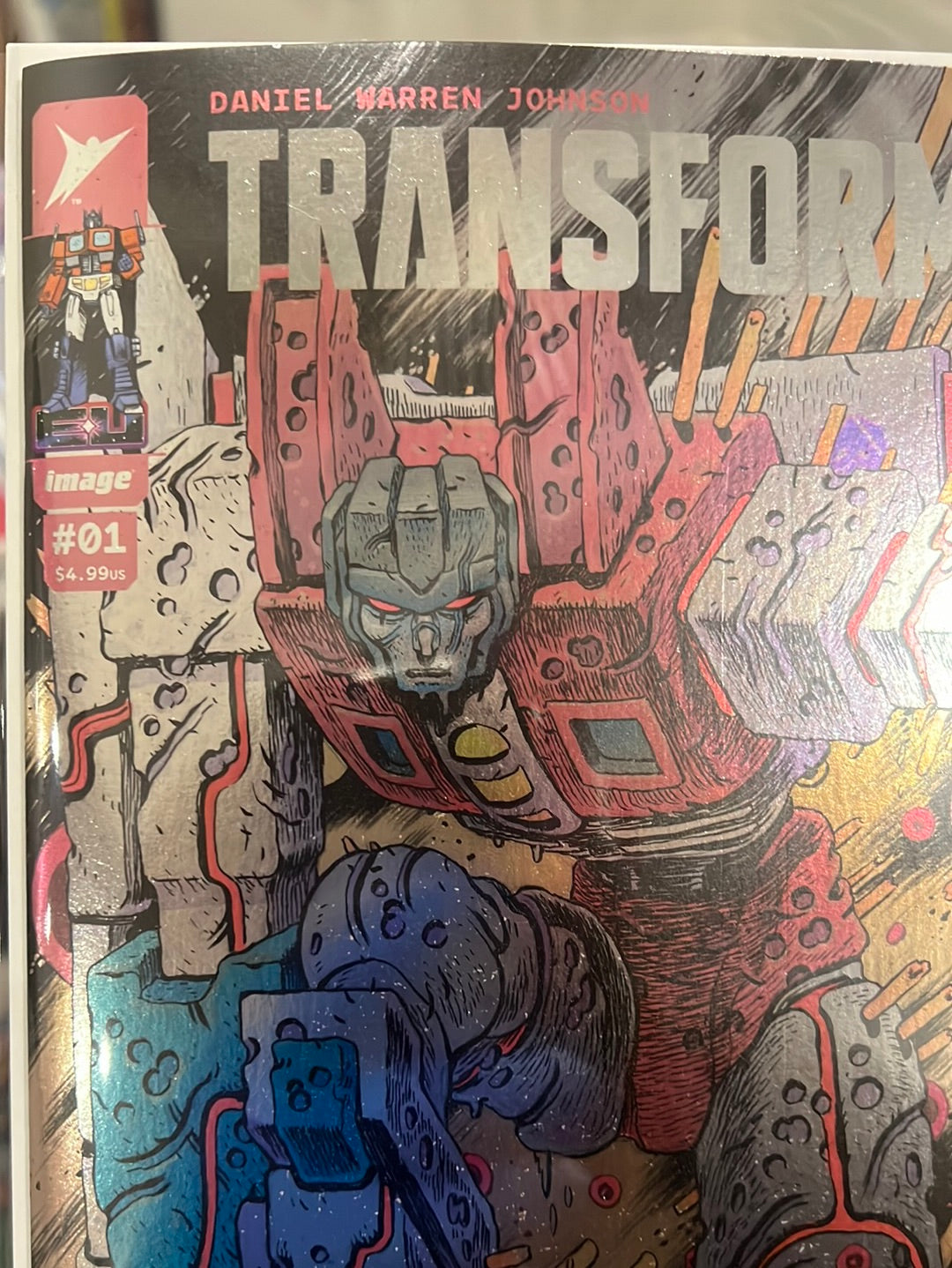 Transformers #1 (2023 Image/Skybound) 1:100 Variant Cover