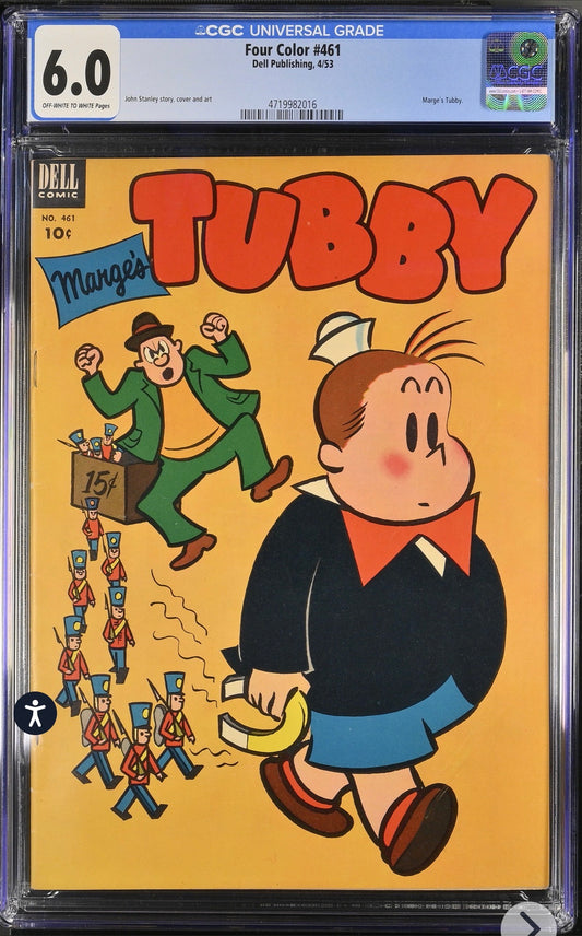 Four Color #461 CGC 6.0 (Dell, 1953) Golden Age Marge’s Tubby