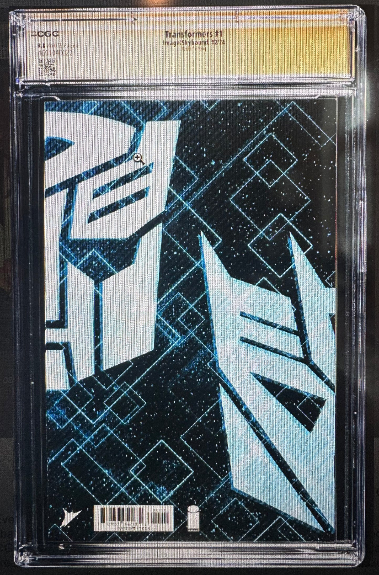 Transformers #1 CGC SS 9.8 Signed By Peter Cullen Image/Skybound, 2025 Tenth (10th) Print