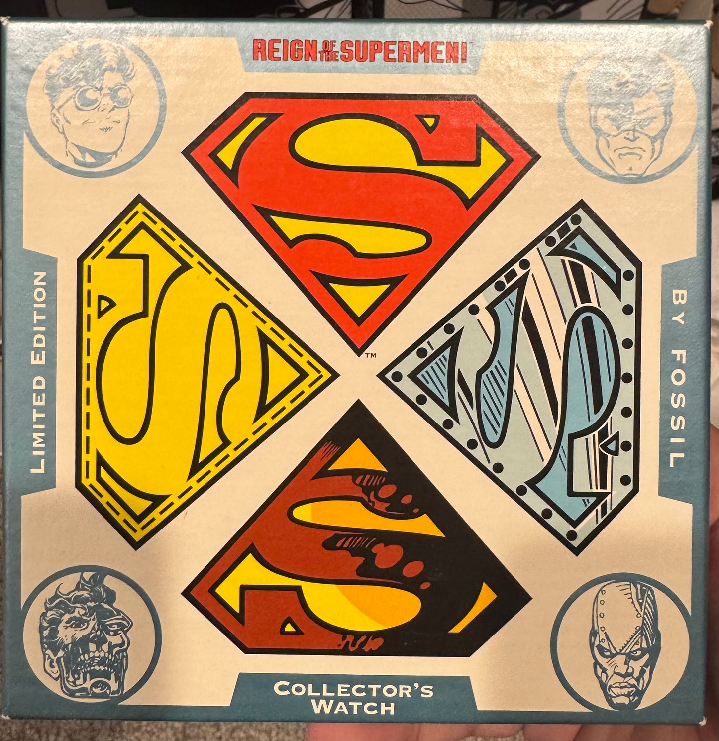 Fossil Watch Reign Of The Supermen Limited Edition Collector's Cyborg Edition