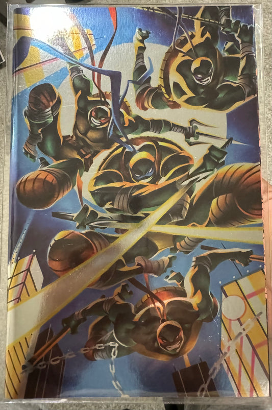 Teenage Mutant Ninja Turtles #150 (2011, IDW) JJL Collectibles/The Comics Vault Exclusive FOIL Virgin Variant by Thony Silas (VERY LIMITED PRINT RUN)